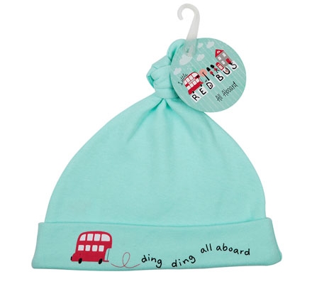 Little Red Bus baby hat